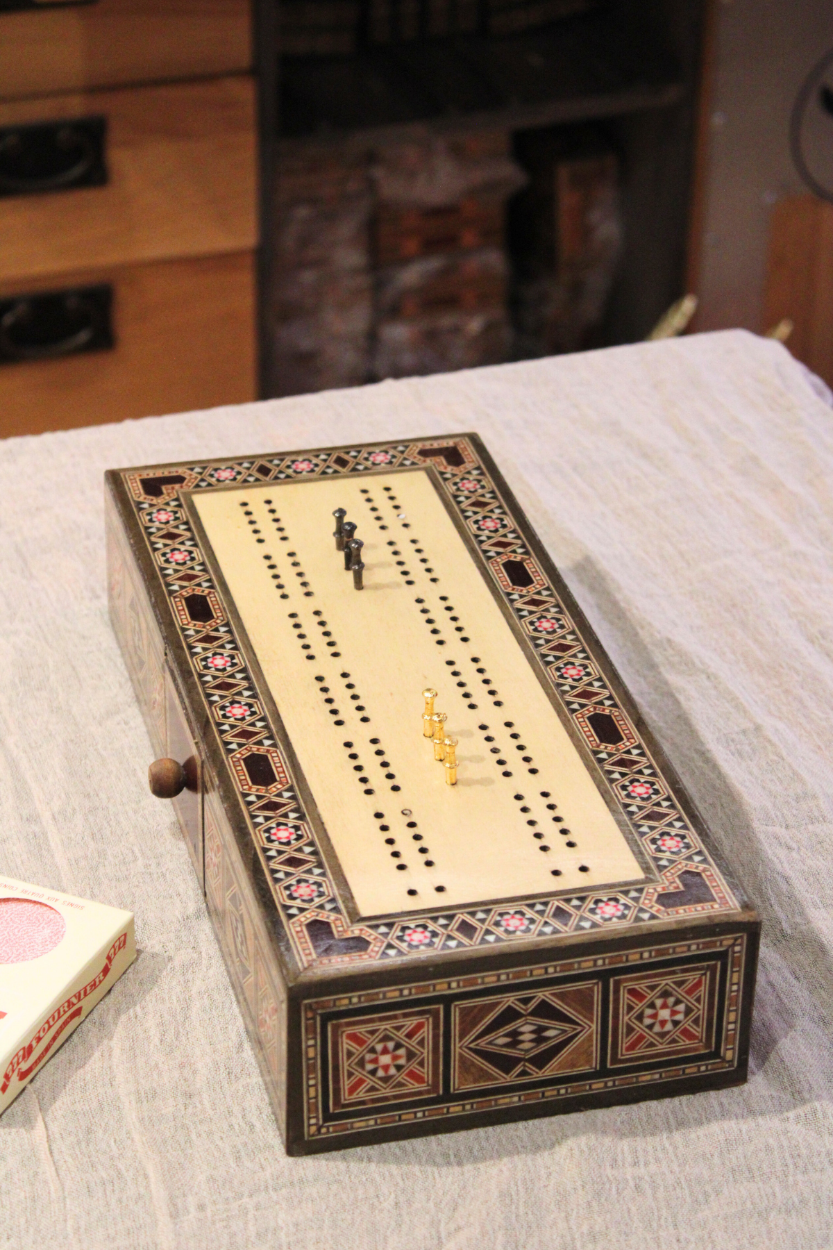 Ghazal Syrian Mosaic Cribbage Board