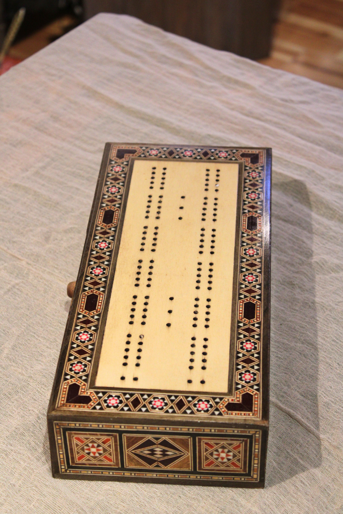 Ghazal Syrian Mosaic Cribbage Board