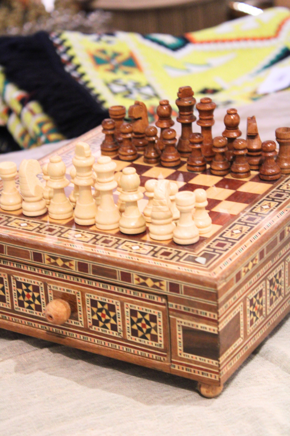 Ishq Syrian Mosaic Chess Board