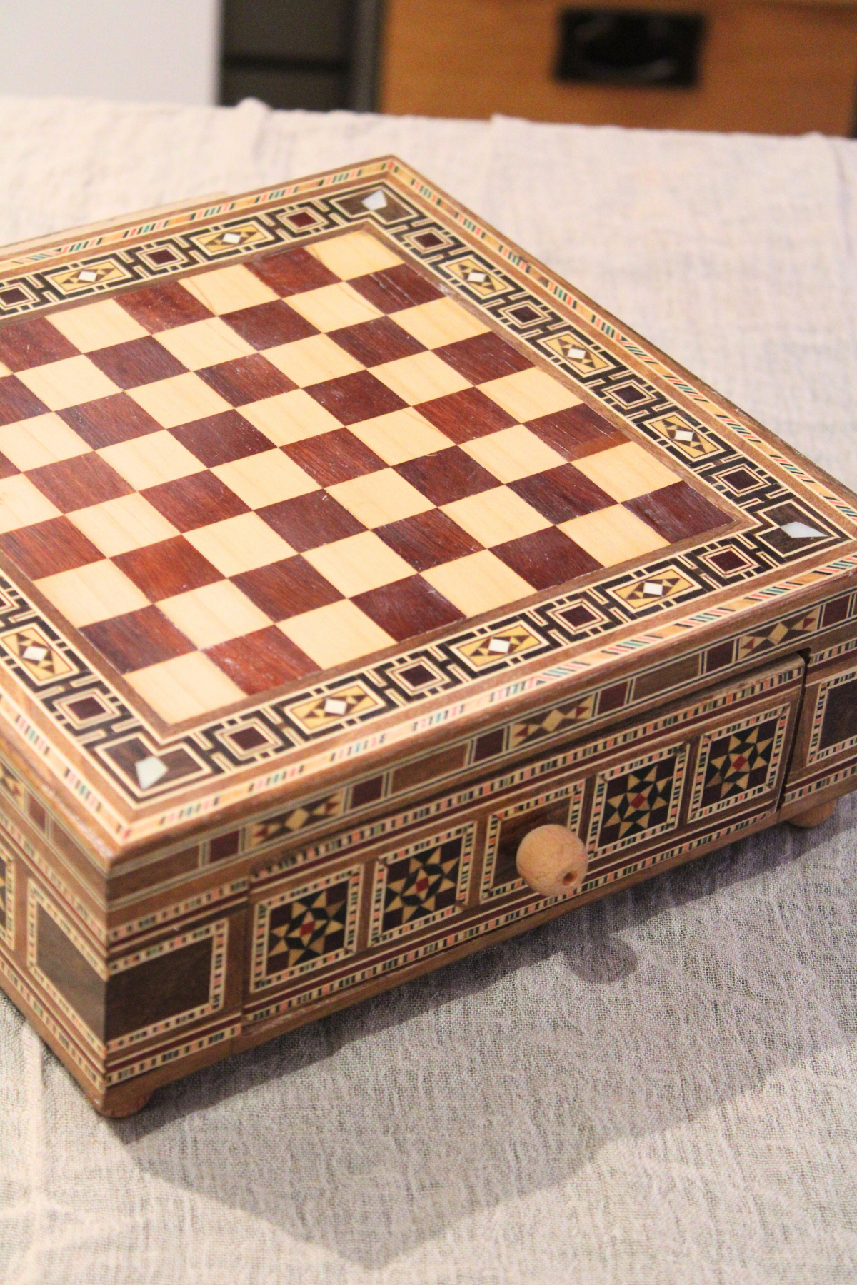 Ishq Syrian Mosaic Chess Board