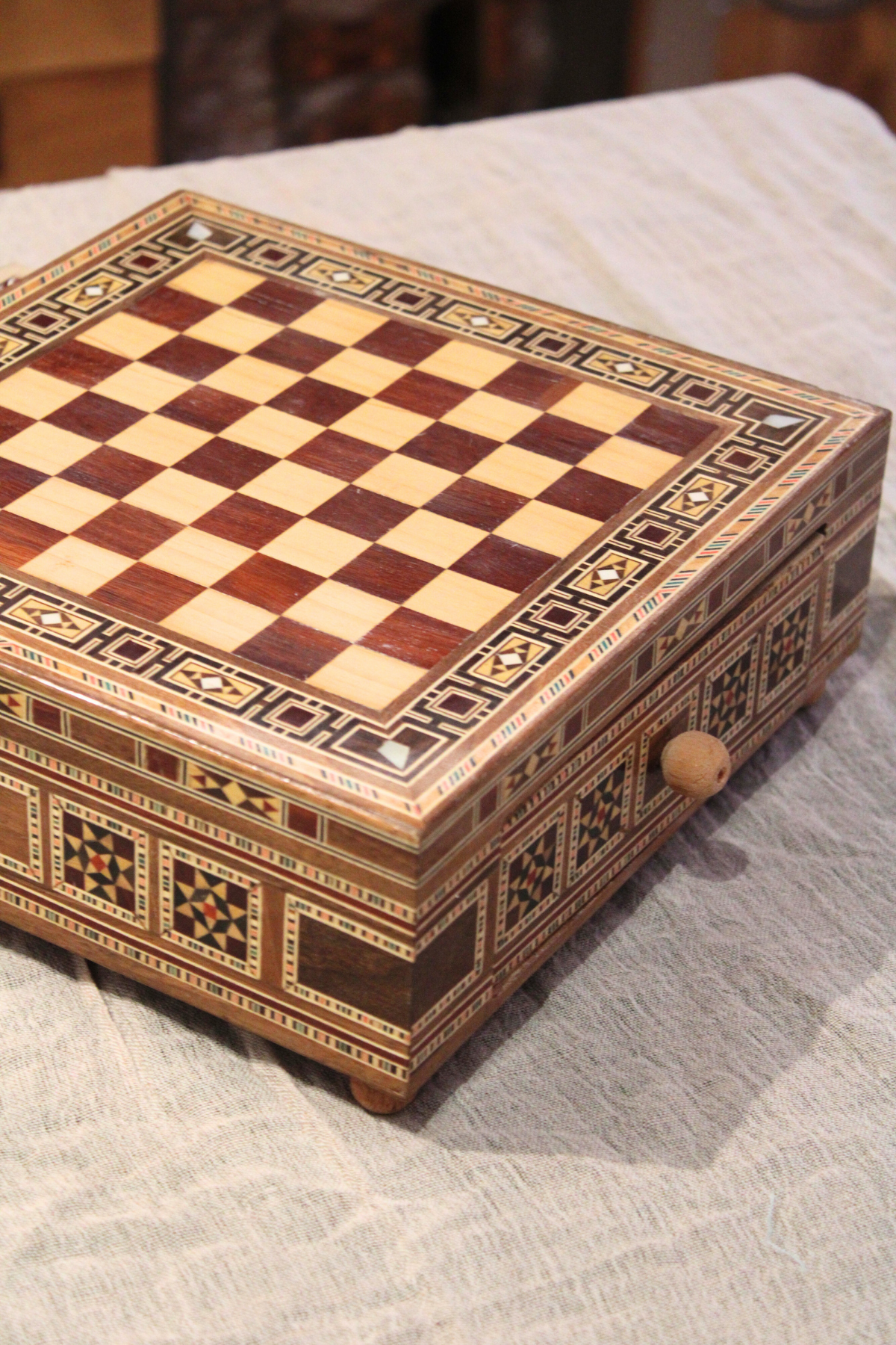 Ishq Syrian Mosaic Chess Board