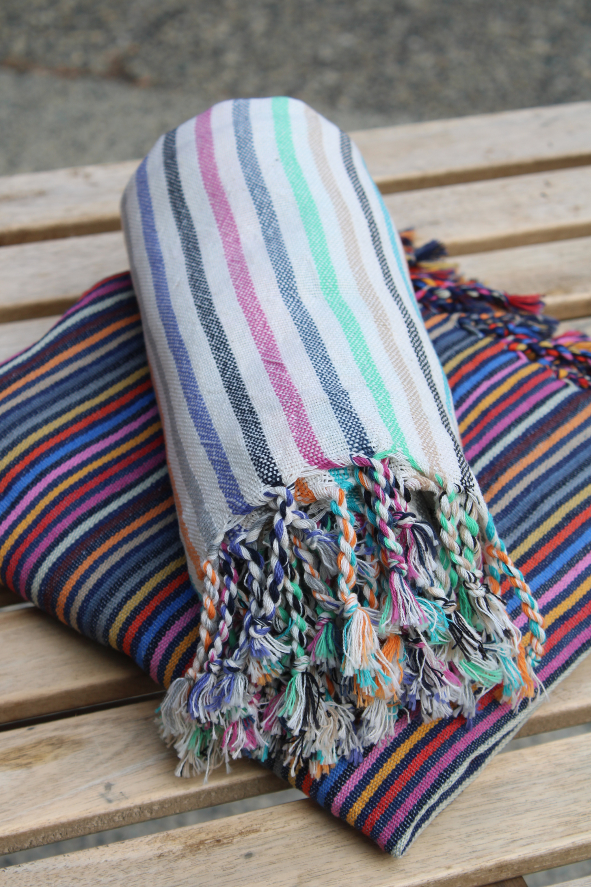 Bliss Stripes Handwoven Turkish Towel Collection