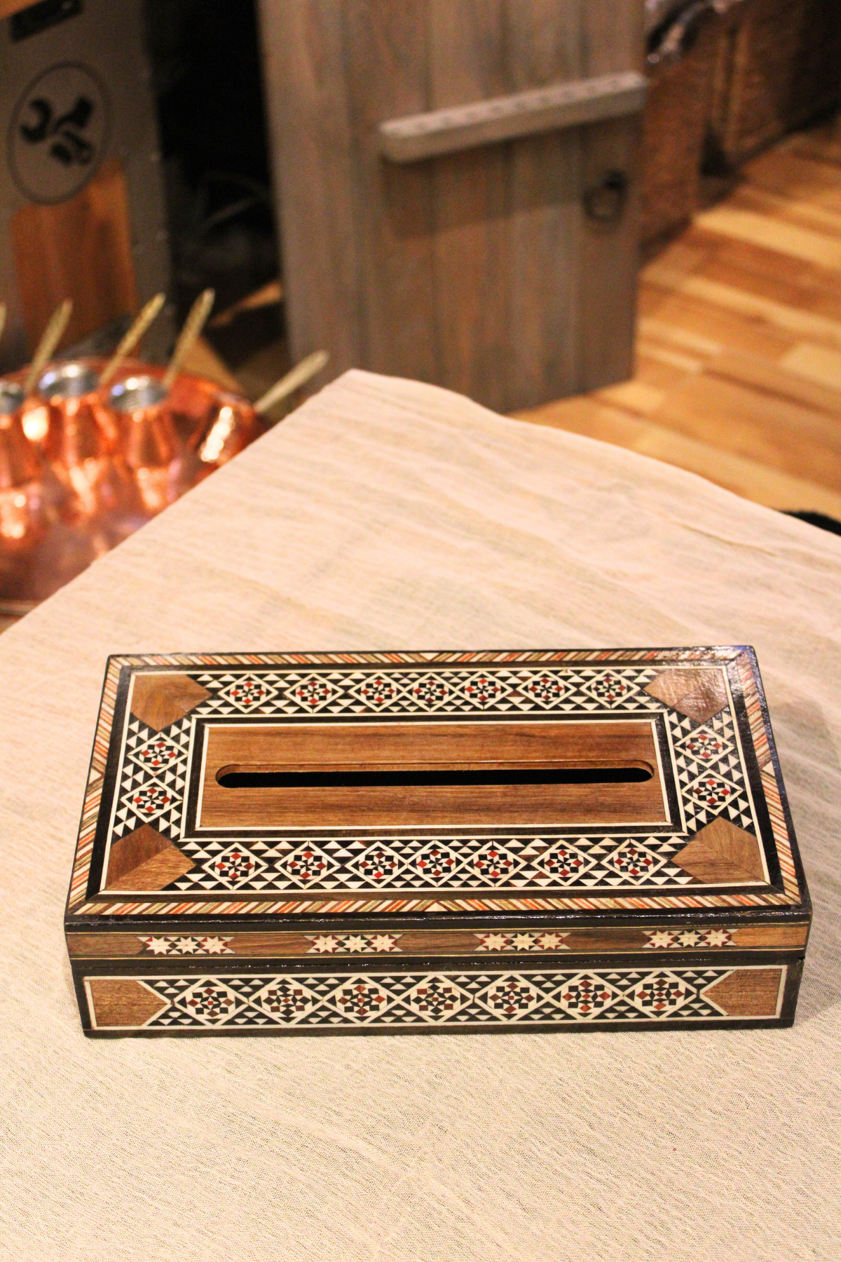 Mazaj Syrian Mosaic Tissue Box