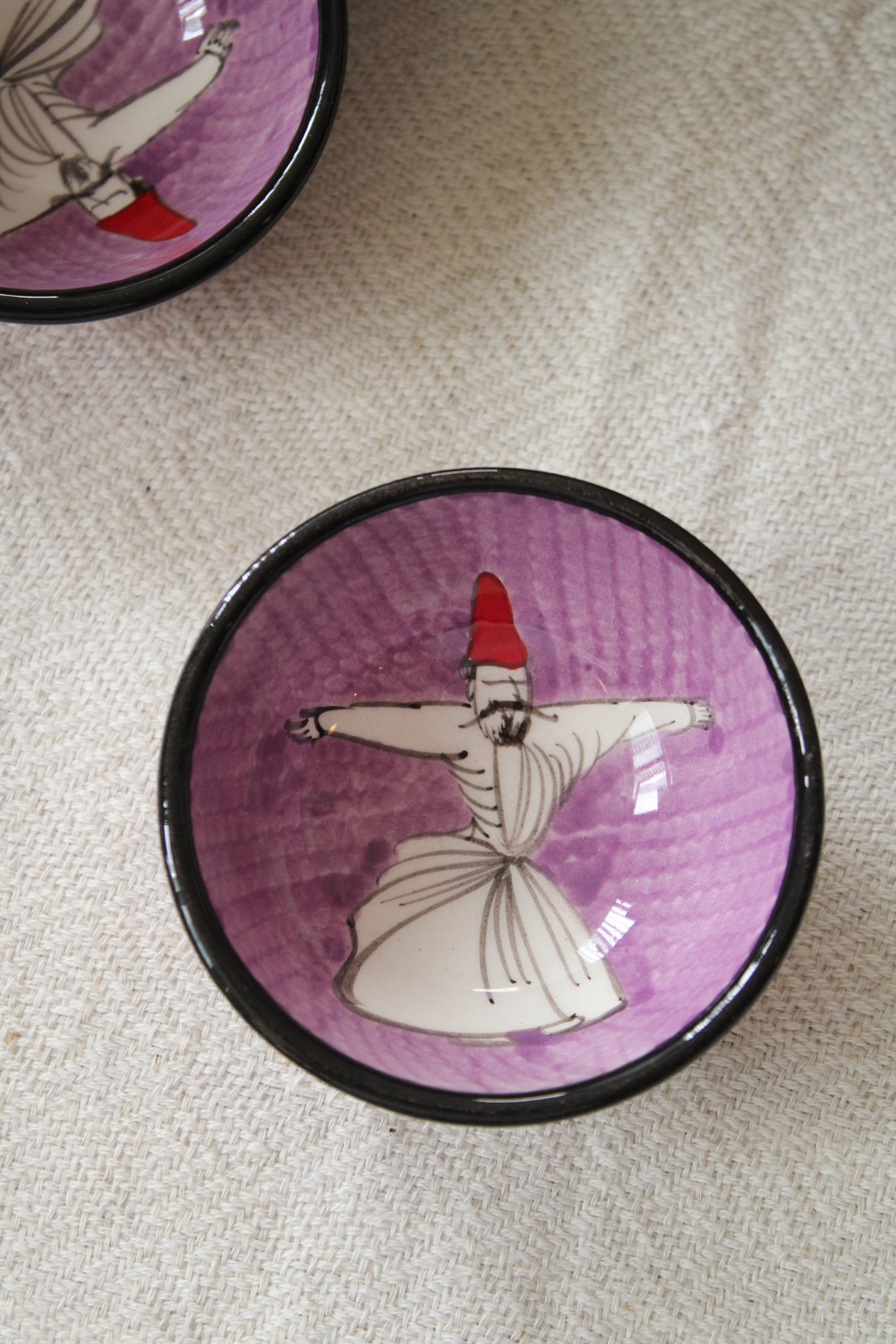 Dervish Handpainted Ceramic Bowls 8 cm