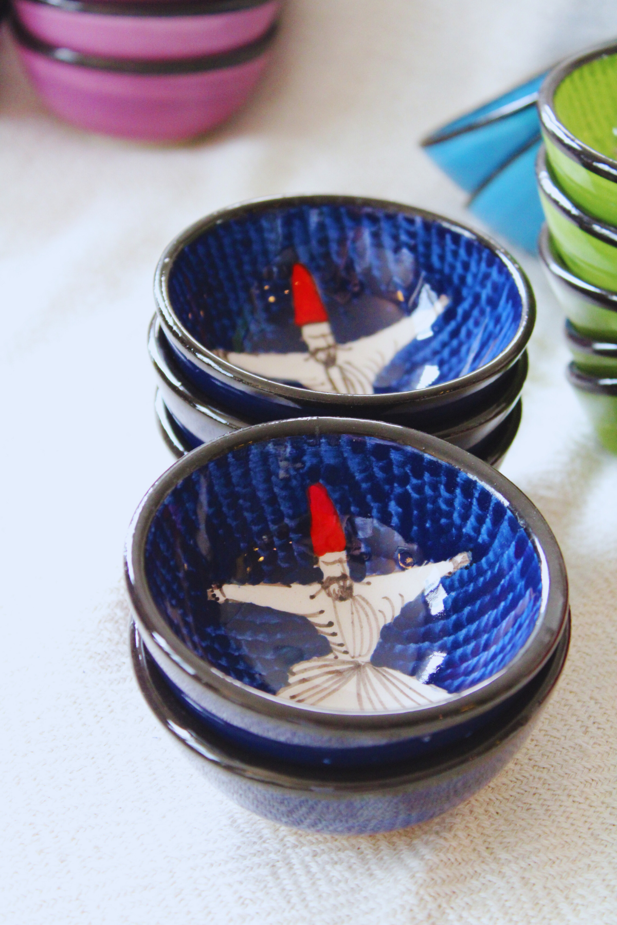 Dervish Handpainted Ceramic Bowls 8 cm